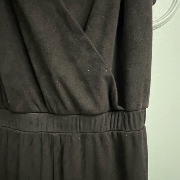 Jack BB Dakota Black Wide Leg V-Neck Jumpsuit Size XS Womens Party Travel Casual - Picture 2 of 4